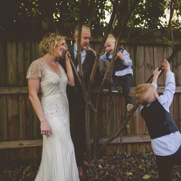 Jenny Packham Wedding Dress. Used. Once. Obvi ;) - Picture 9 of 17